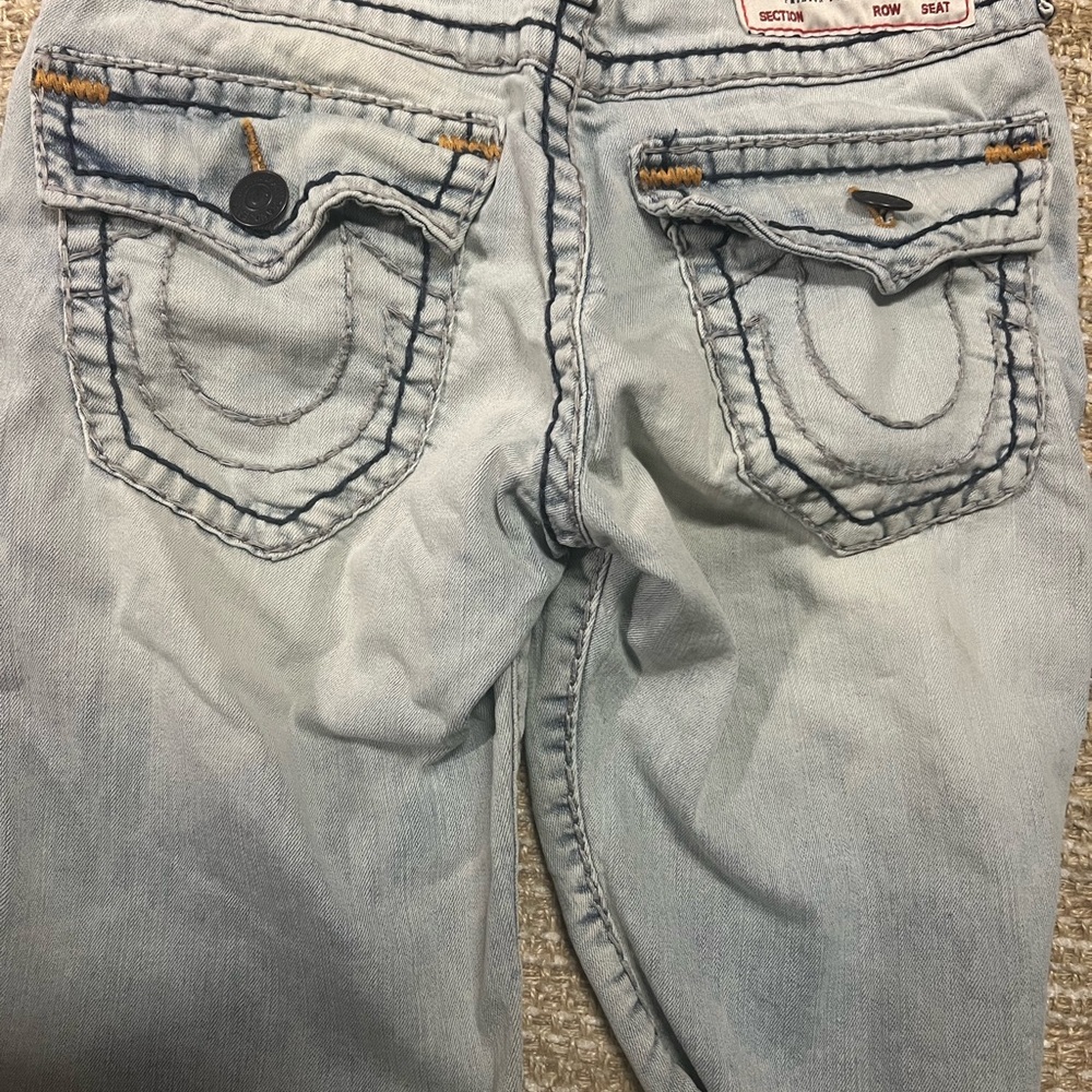 Light Blue True religion Jeans shorts size 30